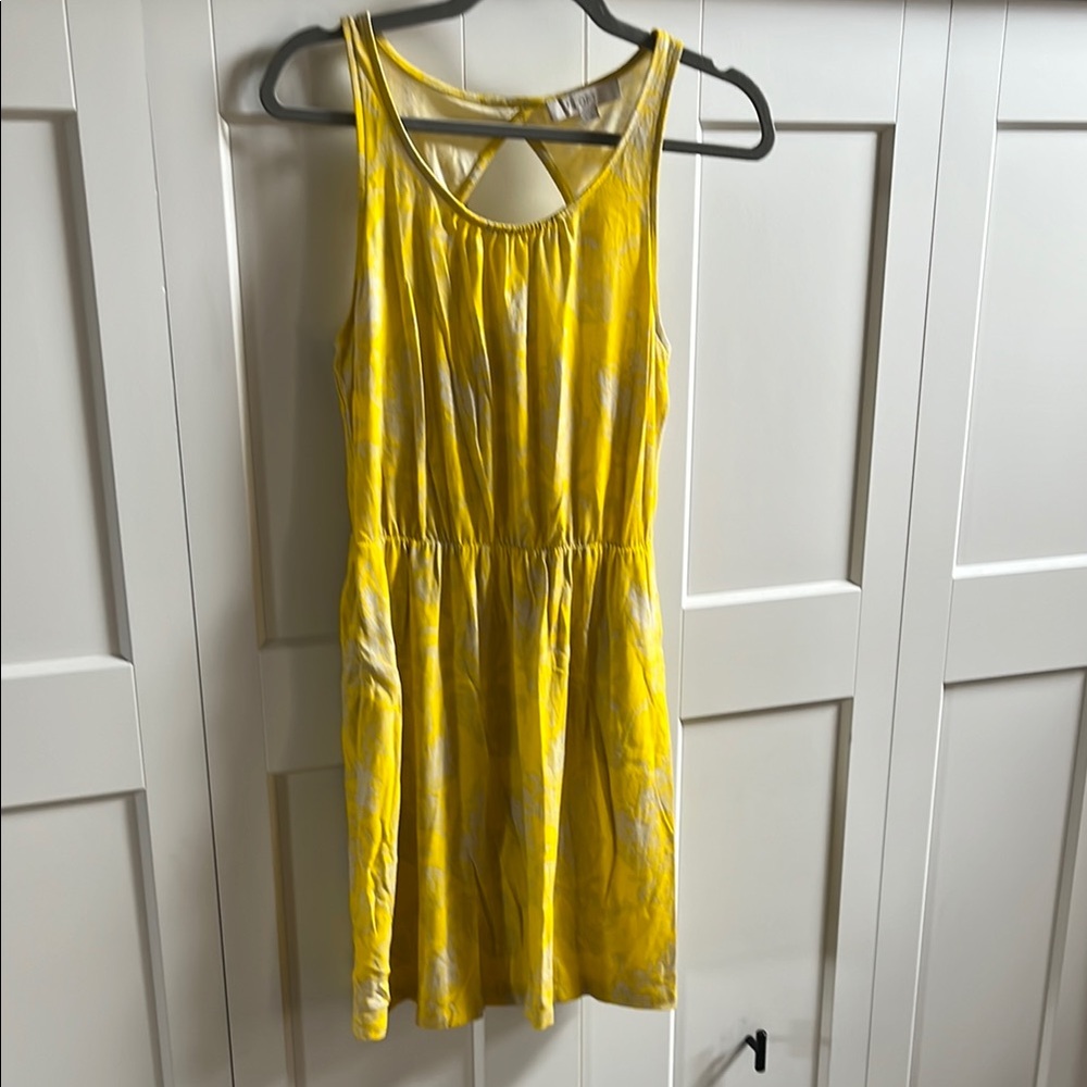 Loft Knit Yellow Sleeveless Dress